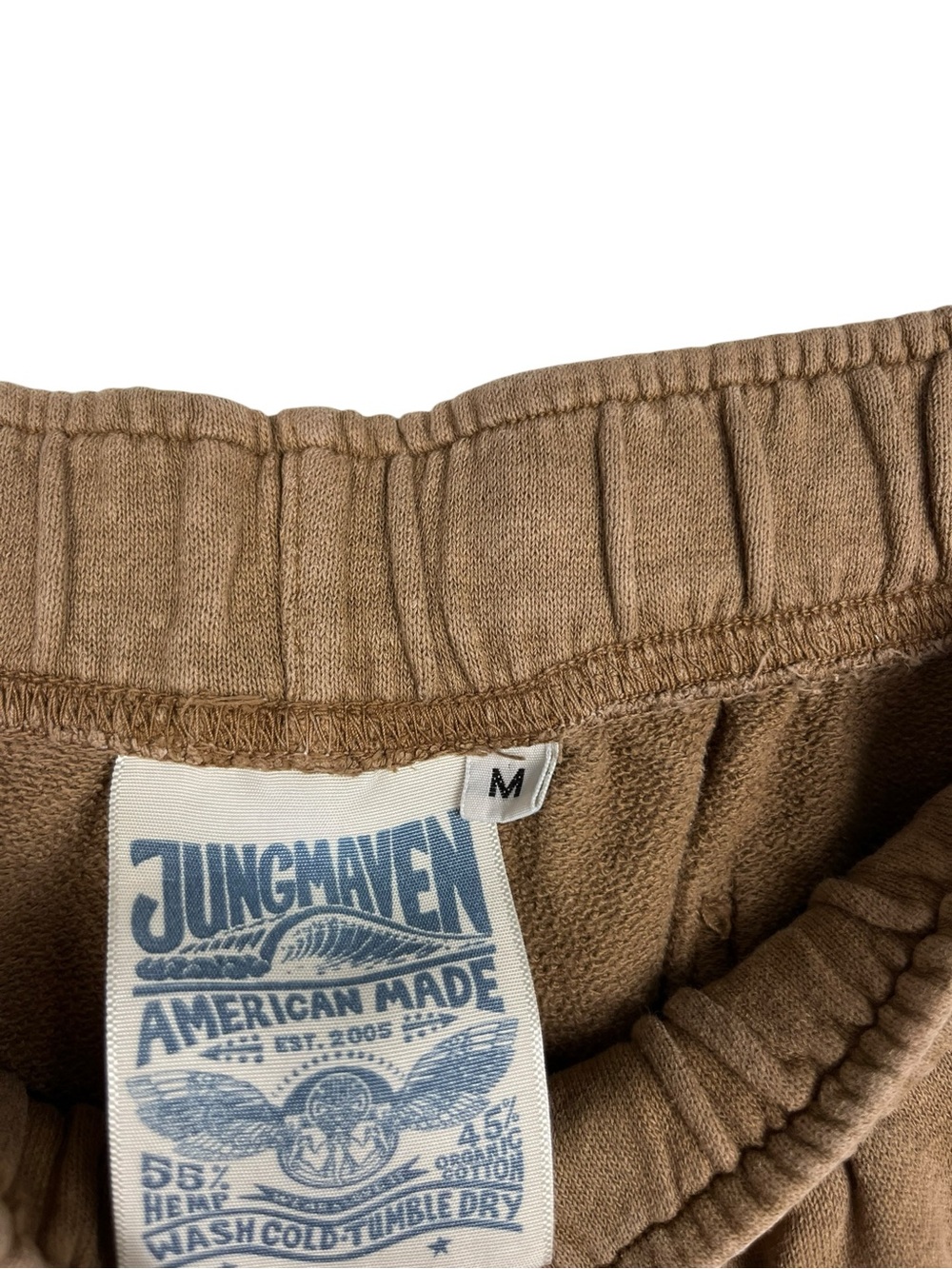 Jungmaven French Terry Sport Short Coyote Tan Medium Hemp Organic Cotton Unisex - Picture 9 of 13